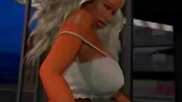 Busty Blonde Babe Shows Off Huge Tits in Crazy 3D Fantasy Hentai Fun