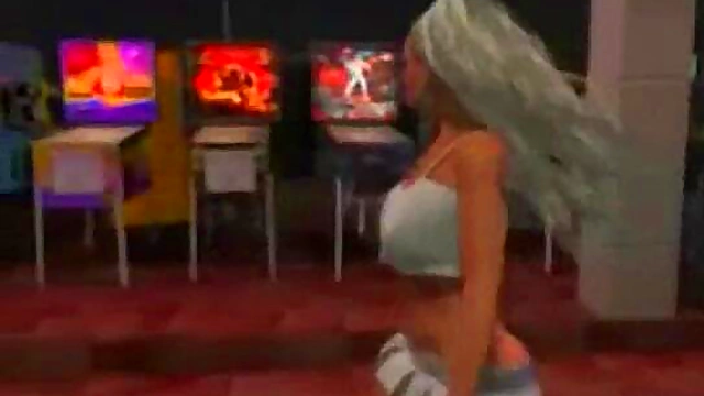 Busty Blonde Babe Shows Off Huge Tits in Crazy 3D Fantasy Hentai Fun