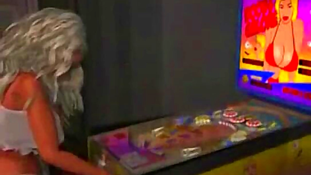 Busty Blonde Babe Shows Off Huge Tits in Crazy 3D Fantasy Hentai Fun