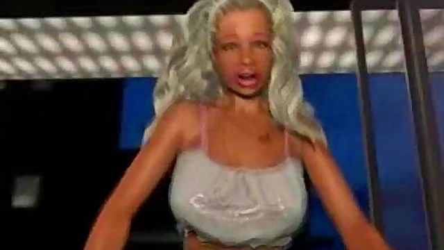 Busty Blonde Babe Shows Off Huge Tits in Crazy 3D Fantasy Hentai Fun
