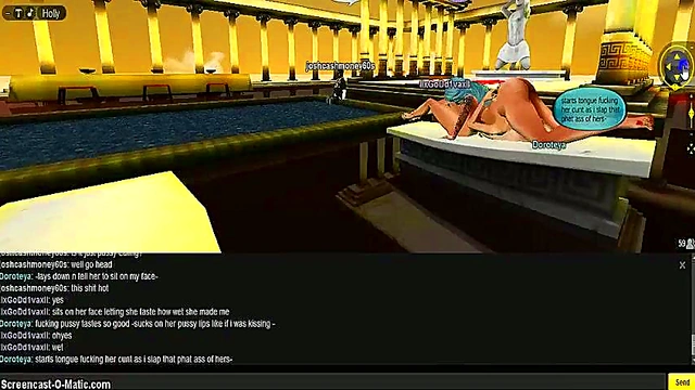 Doroteya VS Diva – 3D Anime Girls Battle It Out In Steamy IMVU Game Session