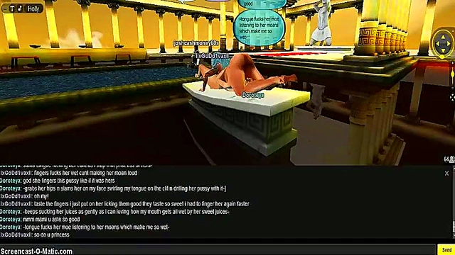 Doroteya VS Diva – 3D Anime Girls Battle It Out In Steamy IMVU Game Session