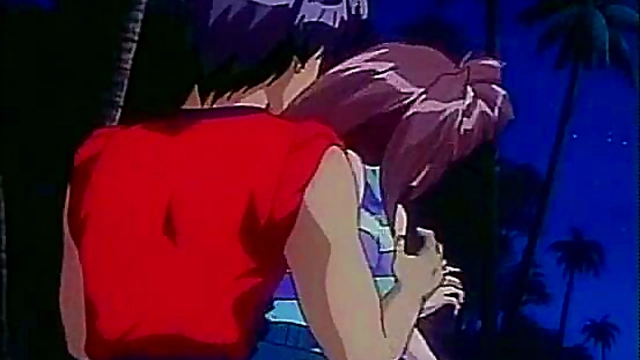 Horny Hentai Couple Enjoy Sexy Action On The Seashore