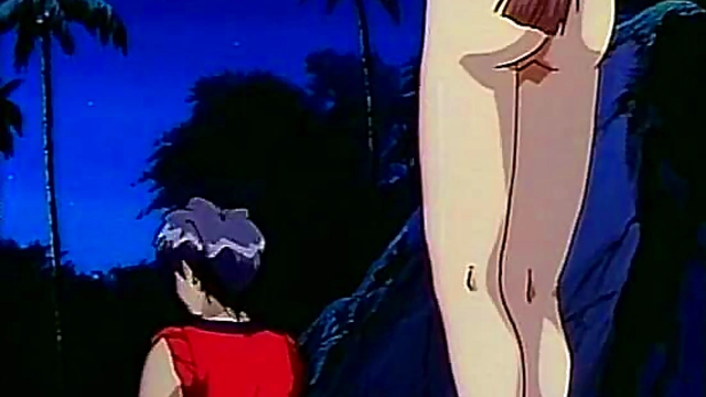 Horny Hentai Couple Enjoy Sexy Action On The Seashore
