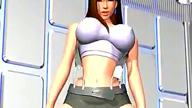 Huge Tits Anime Babe Seduces With 3D Hentai Action