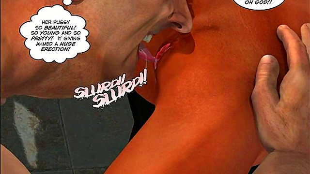 Teen With Big Tits Trains Older Man In Crazy XXX 3D Cartoon Action