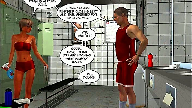 Teen With Big Tits Trains Older Man In Crazy XXX 3D Cartoon Action