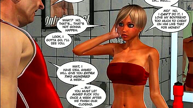 Teen With Big Tits Trains Older Man In Crazy XXX 3D Cartoon Action