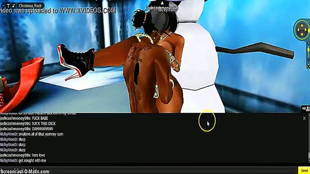 Nicky X Mas – 3D Anime Game Chick Gets Animated Porn Action