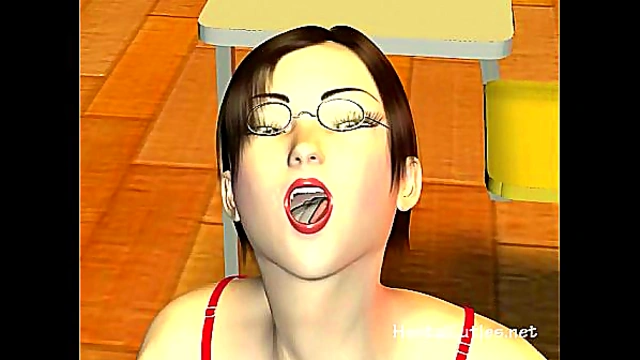 Busty Hentai Slut Swallows Hot Cum In Hardcore Anime Action