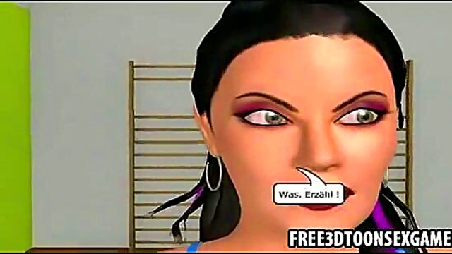 Sexy Anime Babes Strip Down for Steamy Home Gym Lesbian Session