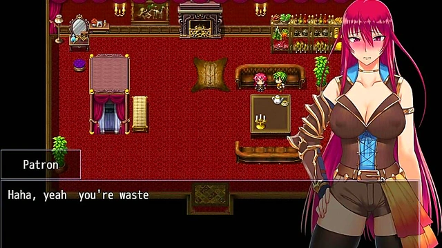 Hentai Game Scene – Meeting Cutie for naughty Drinks & Play