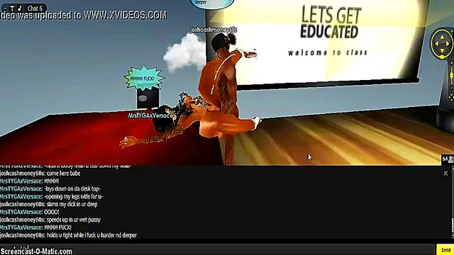 Tyga Skool 3D Anime Game Porn – Hot IMVU Action