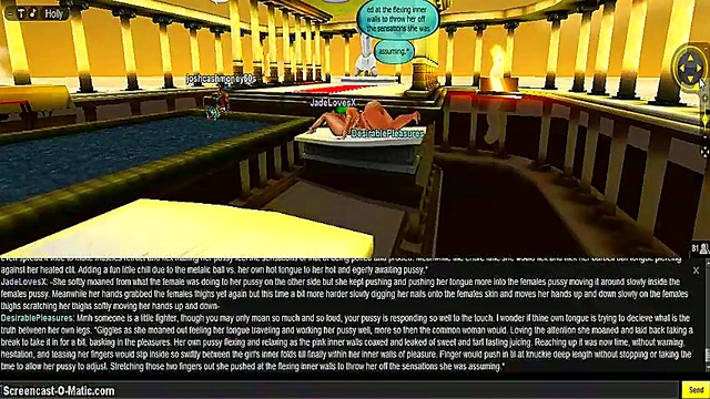 Jade Takes On DP Round 2 in steamy IMVU Game Anime Action