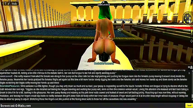 Jade Takes On DP Round 2 in steamy IMVU Game Anime Action