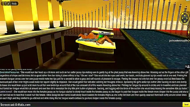 Jade Takes On DP Round 2 in steamy IMVU Game Anime Action