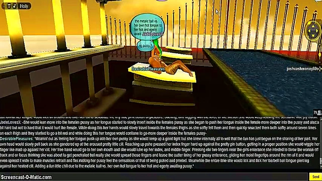 Jade Takes On DP Round 2 in steamy IMVU Game Anime Action