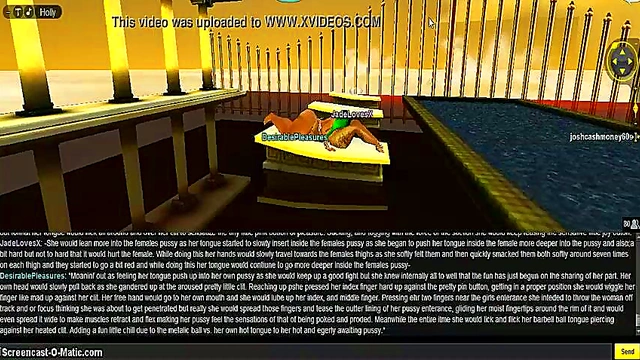 Jade Takes On DP Round 2 in steamy IMVU Game Anime Action