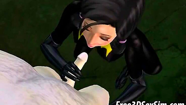 Batgirl Gets Fucked Hard By The Joker In Bizarre 3D Fantasy Anime Scene