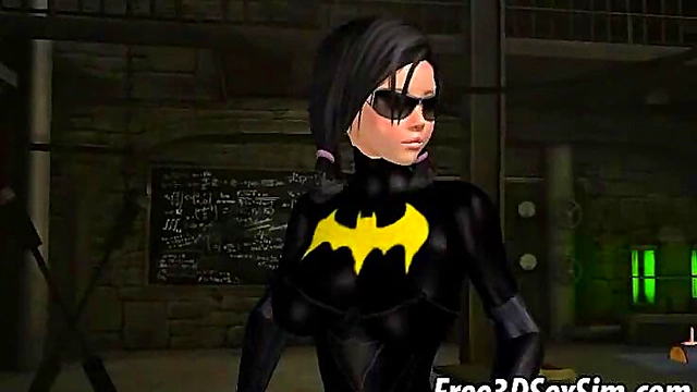 Batgirl Gets Fucked Hard By The Joker In Bizarre 3D Fantasy Anime Scene