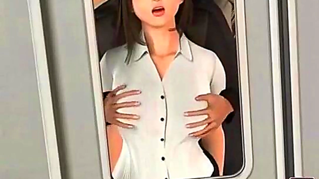 3D Hentai Guy Targets Chikan Train for Exciting Sexual Adventure