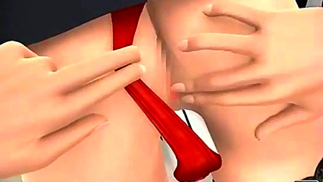 3D Hentai Guy Targets Chikan Train for Exciting Sexual Adventure