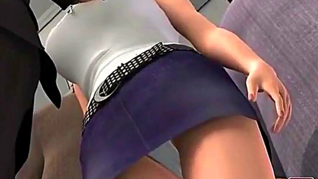 3D Hentai Guy Targets Chikan Train for Exciting Sexual Adventure