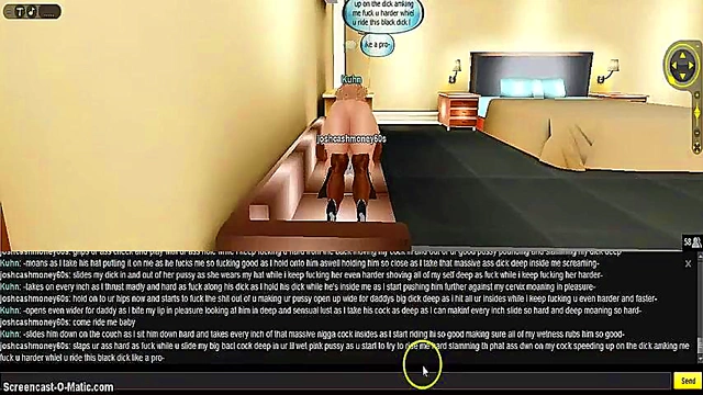 3D Hentai Couple Enjoy Steamy Sex In Hotel Bedroom Animation