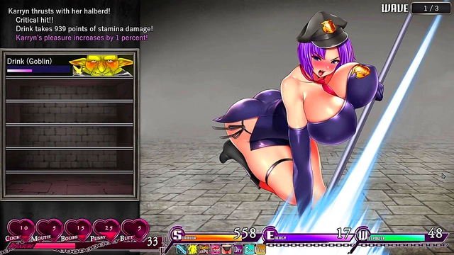 Karryn's Prison Turnaround – From Innocent to Sexy Slut in Eroge Gameplay