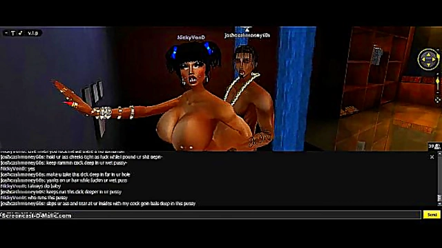 NickyVD Gold – 3D Anime Game Chick Gets Pounded In Hot IMVU Porn Scene