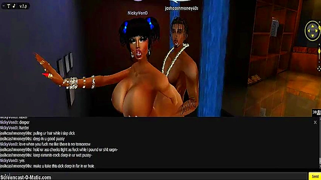 NickyVD Gold – 3D Anime Game Chick Gets Pounded In Hot IMVU Porn Scene