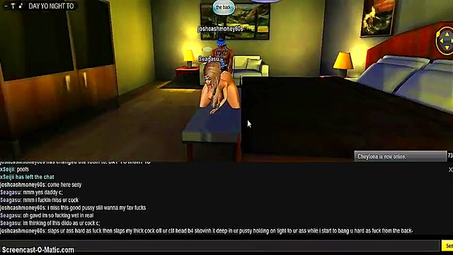 3D Anime Babe Gets Fucked In Virtual Sea Gym Fantasy Game Scene