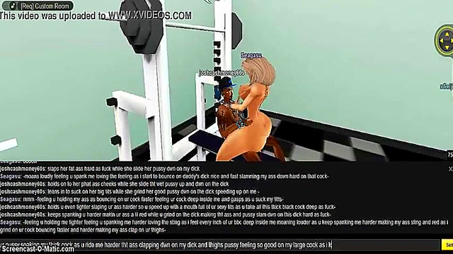 3D Anime Babe Gets Fucked In Virtual Sea Gym Fantasy Game Scene