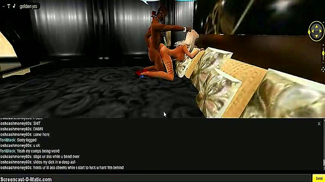 Tori Black Seduces in Gold Room – 3D Anime Porn Adventure