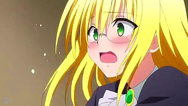 Cute Anime Girl Seduces With Naughty Acts In TOLOVERU Hentai Scene