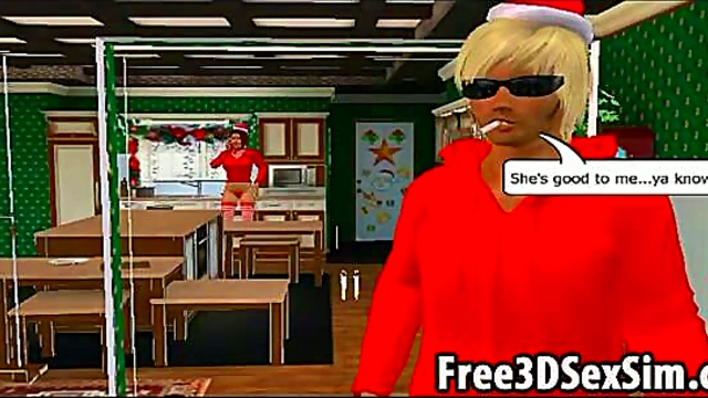 Sexy 3D Cartoon Vixen Gets Her Pussy Pounded Hardcore