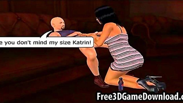 3D Cartoon Teen Beauty With Glasses Gives Intense Blowjob For Hot cumShots