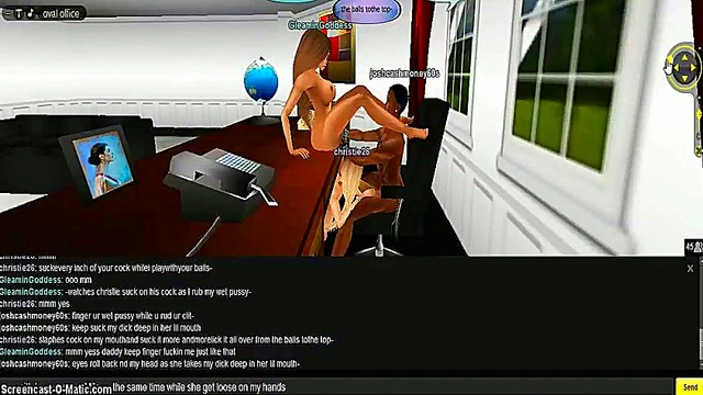 Gleamin & Christie Engage in Steamy 3D Anime Threesome Adventure