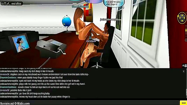 Gleamin & Christie Engage in Steamy 3D Anime Threesome Adventure