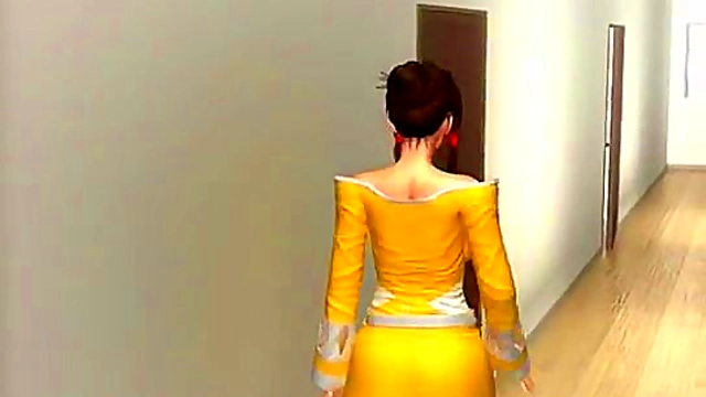 Busty 3D Hottie Tastes Hard Cock In Steamy Anime Hardcore Scene