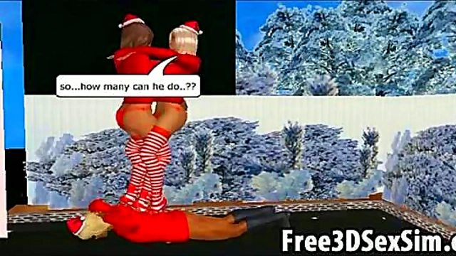 Jerry's Cock Pleasured By Seductive 3D Cartoon Hotties In Hardcore Anime Fun