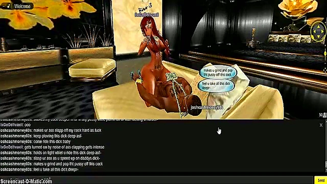 Diva Gold Seduces in Bedroom for Steamy 3D Anime Game Action