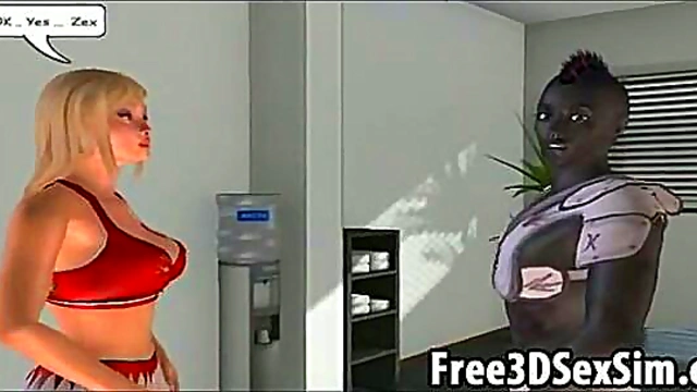 Foxy 3D Cartoon Hotties Suck & Fuck The Team For Group Cumshots