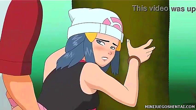 Horny Dawn Loses Pokémon Battle, Gets Fucked By Cartoon Slut