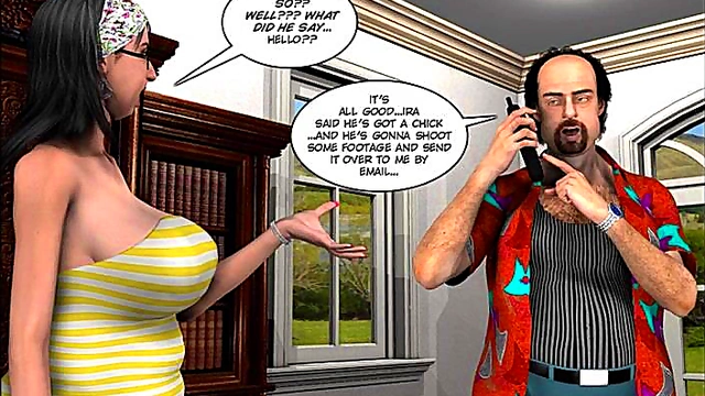 Chubby BBW With Big Tits Takes Huge Dick In AnimeComic Adventure