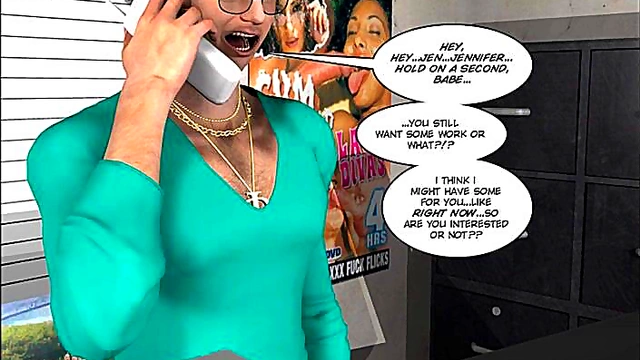 Chubby BBW With Big Tits Takes Huge Dick In AnimeComic Adventure