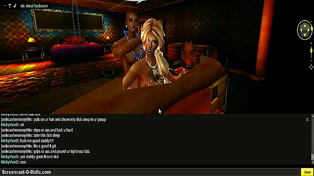 Nicky Begs for Dick in Steamy IMVU Game Anime Porn Scene