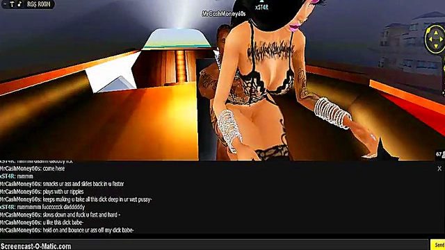 3D Cartoon Anime Chick Gets Wild in IMVU Game Adventure