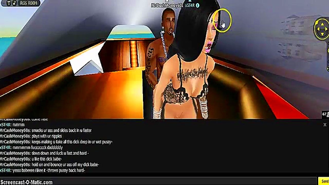 3D Cartoon Anime Chick Gets Wild in IMVU Game Adventure