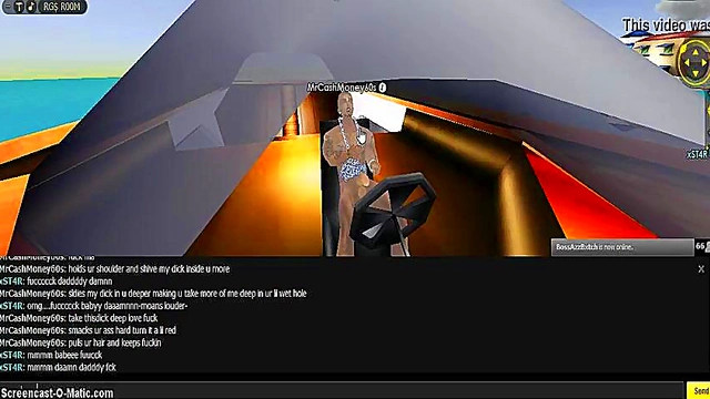 3D Cartoon Anime Chick Gets Wild in IMVU Game Adventure